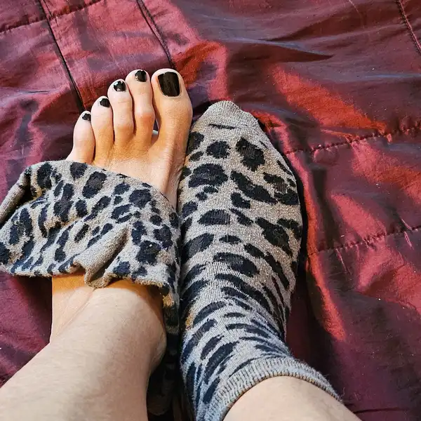 calzini leopardati usati solo per te!